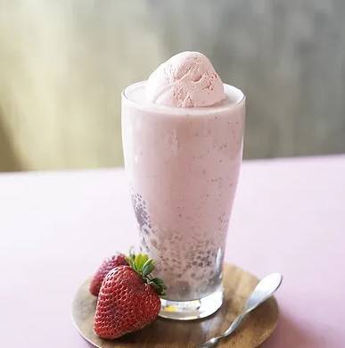 Strawberry Sago Duo Latte 莓莓雙西米拿鐵